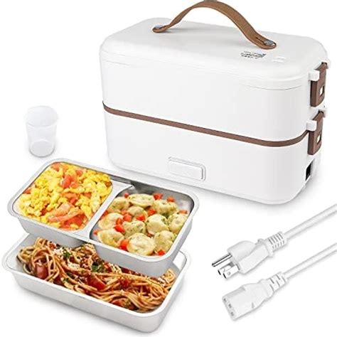 cts zoom electric lunch box|CTSZOOM Heated Lunch Boxes for Adults, 60W Electric Lunch .